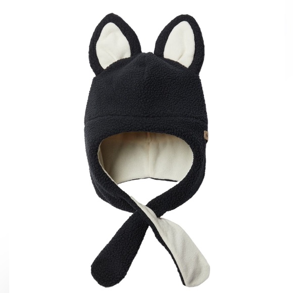 Columbia Other - Columbia Black and White Fleece Animal Beanie